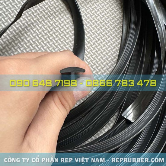 T-shaped EPDM rubber gasket 7.5x12x2