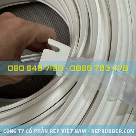 White EPDM rubber gasket 15x18x3