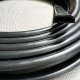 EPDM D-shaped rubber gasket 27x9x2