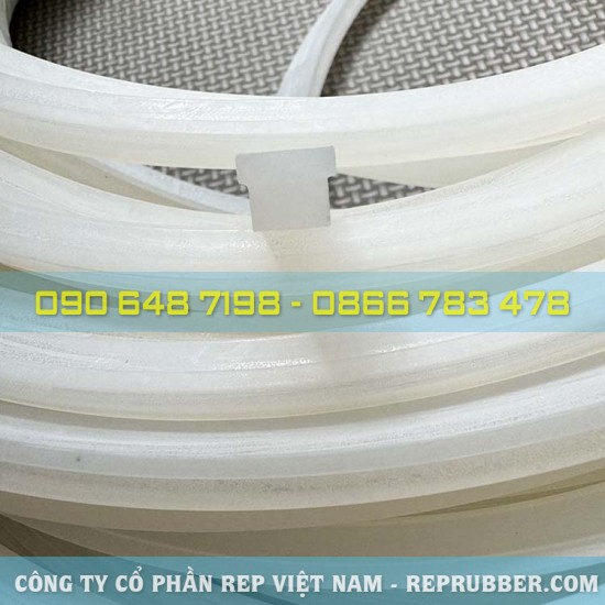 White T-shaped silicone gasket 10x8x8