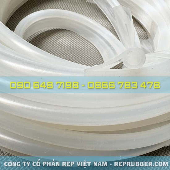 White P-shaped silicone gasket 35x12x2