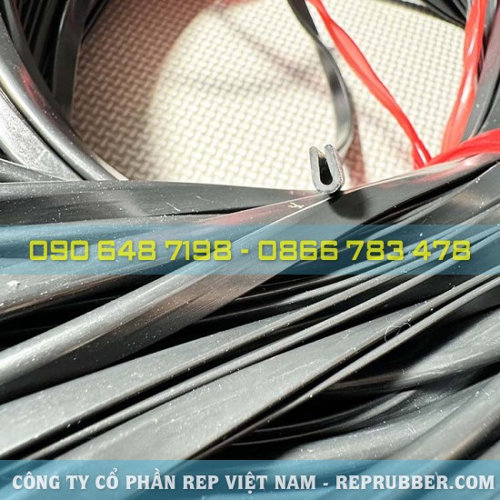 EPDM U-shaped rubber gasket 4x7x1.5