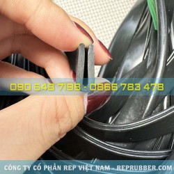 NBR U-shaped rubber gasket 6x12x2