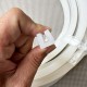 White silicone U-shaped gasket 12.1x12x3