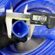 Blue silicone tube 35x41