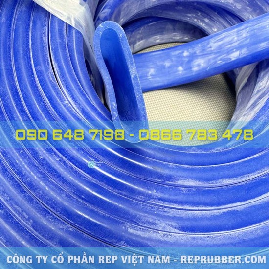 Blue silicone tube 35x41