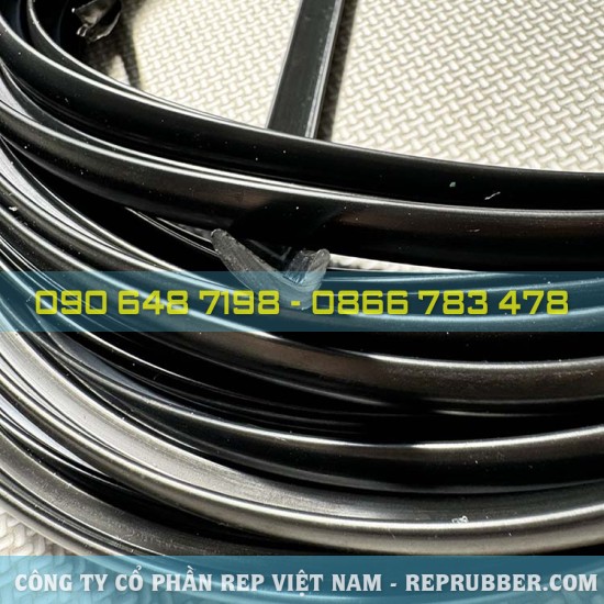 EPDM L-shaped rubber gasket 7.5x14.5x2