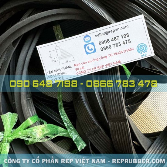 Rubber gasket TG 19×25 for D1500 sewer pipe