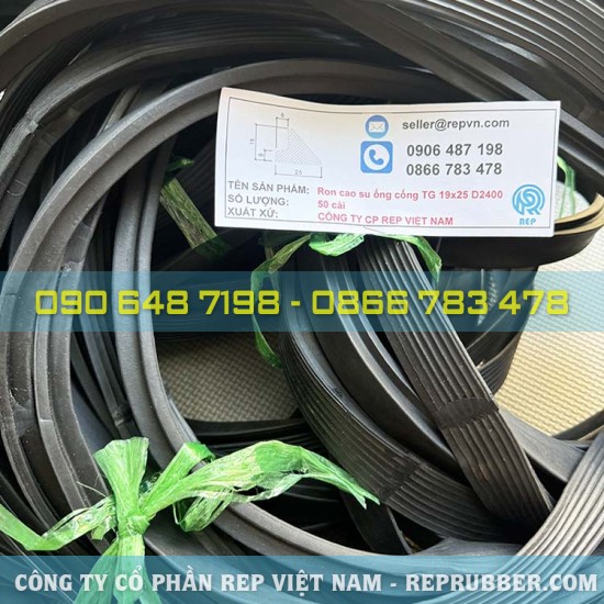 Rubber gasket TG 19×25 for D2400 sewer pipe