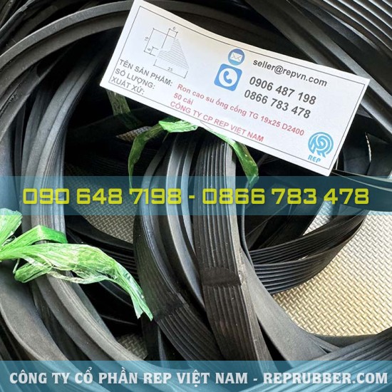 Rubber gasket TG 19×25 for D2400 sewer pipe