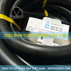 EPDM E-shaped rubber gasket 26x26x2