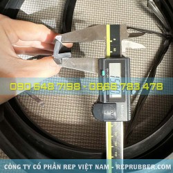 EPDM L-shaped rubber gasket 15x15x4