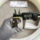 White P-shaped silicone gasket 40x22x2