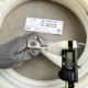 White P-shaped silicone gasket 40x22x2