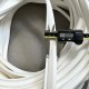 Translucent white heat-sealed silicone ring 8x24x2.7