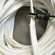 Translucent white heat-sealed silicone ring 8x24x2.7