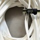 Translucent white heat-sealed silicone ring 8x24x2.7