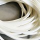 Translucent white heat-sealed silicone ring 8x24x2.7