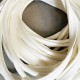 Translucent white heat-sealed silicone ring 8x24x2.7