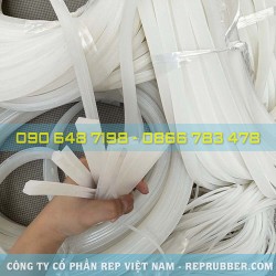 White heat-resistant silicone gasket