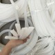 White heat-resistant silicone gasket
