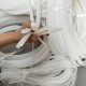 White heat-resistant silicone gasket