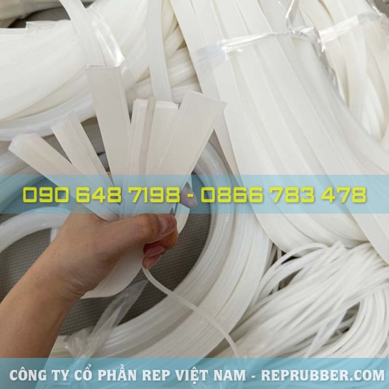 White heat-resistant silicone gasket