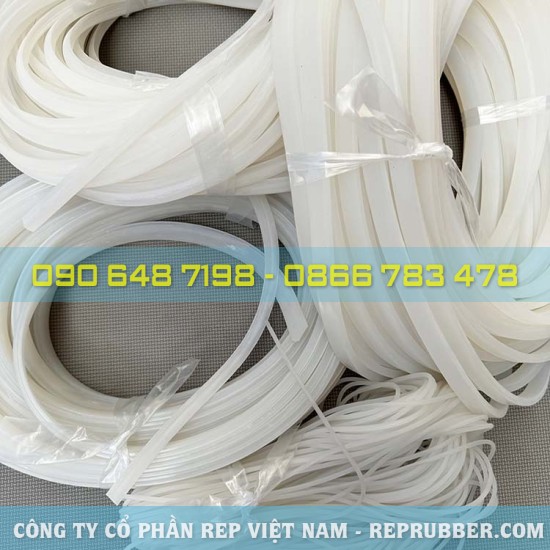 White heat-resistant silicone gasket
