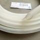 White P-shaped silicone gasket 46x16x2