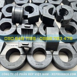 EPDM rubber cushion pad 130x130x70 (anti-vibration)