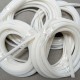 White heat-resistant silicone gasket U-shape, D-shape