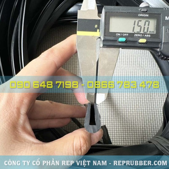 EPDM rubber U-shaped gasket 11x20x3