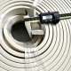 White epdm foam rubber gasket 10x30