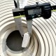 White epdm foam rubber gasket 10x30