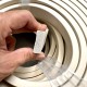 White epdm foam rubber gasket 10x30