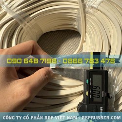 Square EPDM foam rubber gasket 6x6