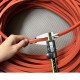 Red D-shaped silicone ring 10.5x11.7 l134cm Red D-shaped silicone ring 10.5x11.7 l134cm