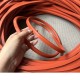 Red D-shaped silicone ring 10.5x11.7 l134cm Red D-shaped silicone ring 10.5x11.7 l134cm