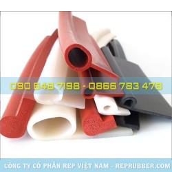 Heat-resistant silicone P-gasket