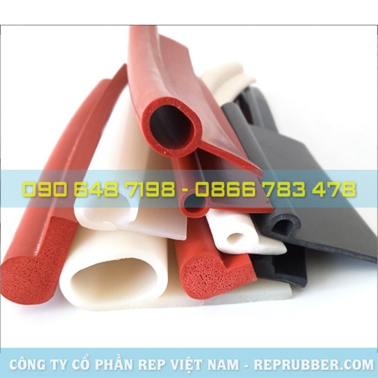 Heat-resistant silicone P-gasket