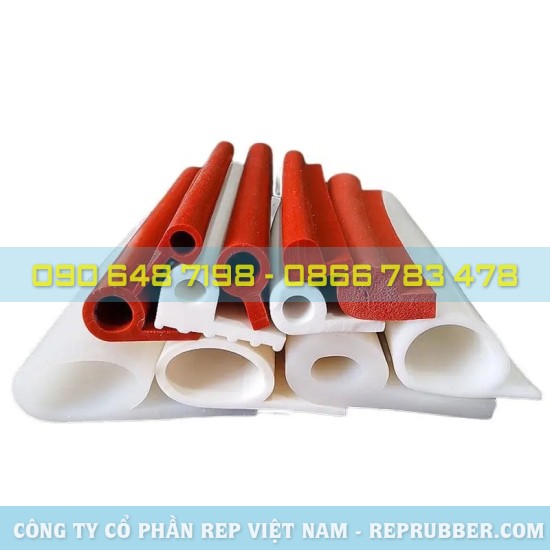 Heat-resistant silicone P-gasket