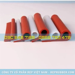 Heat-resistant silicone P-gasket