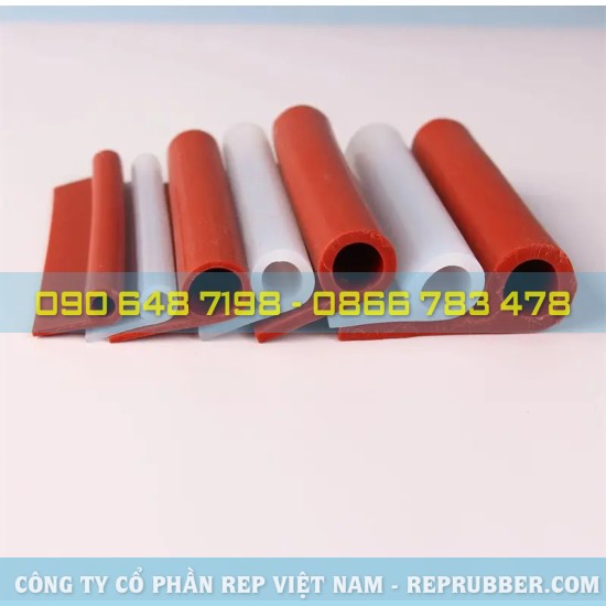 Heat-resistant silicone P-gasket