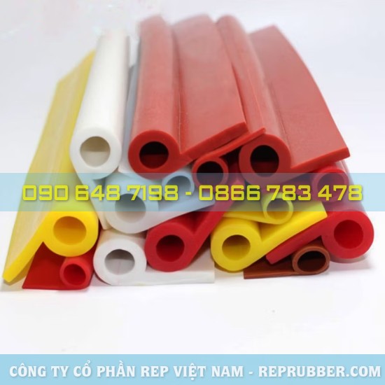 Heat-resistant silicone P-gasket