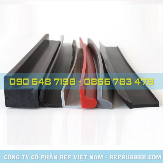 L-shaped heat resistant rubber gasket
