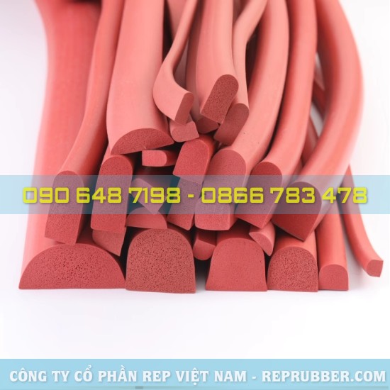 Heat-resistant foam silicone gasket D, T