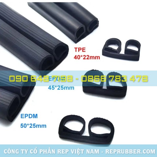 E-shaped and D-shaped rubber gaskets and cold storage foam seals