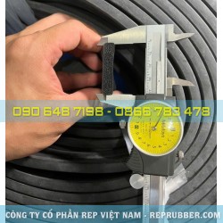 Rectangular sponge Rubber gasket 8x40