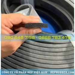 Rectangular sponge Rubber gasket 8x40