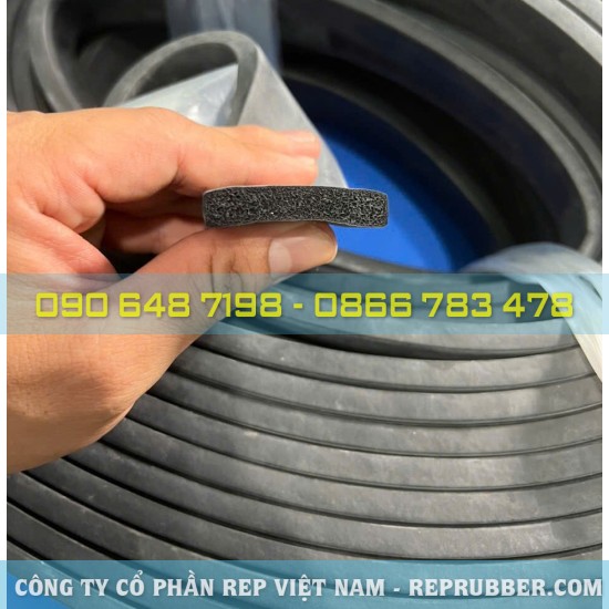 Rectangular sponge Rubber gasket 8x40
